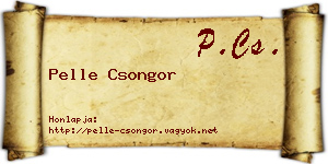Pelle Csongor névjegykártya